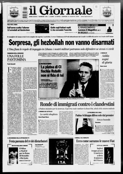 Il giornale : quotidiano del mattino